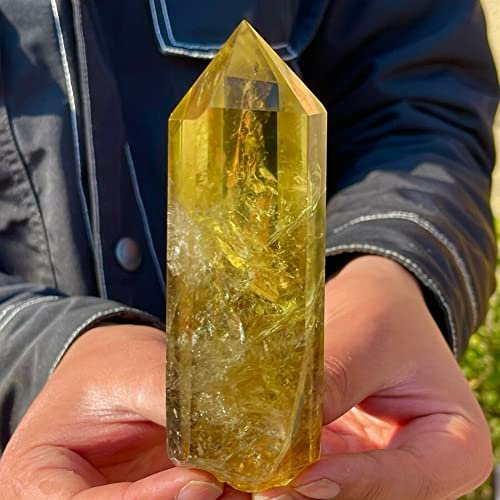 La varilla de cristal de espinela de cuarzo topacio ahumado natural for la decoración del hogar puede la decoración de la habitación y la producción de joyas voluntad.Piedras de decoración de la habit
