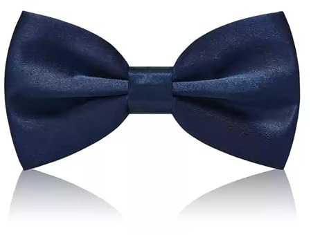MAIANY Papillon in Raso da Uomo - Classico Monocromatico per Matrimoni, Feste e Regali di Compleanno - Adatto anche per Ragazzi e Bambini