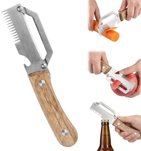 Pelapatate Multifunzione,3 in 1 Pelapatate Utensile Multifunzione