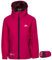 Trespass Qikpac Jacket, Sasparilla, 5/6, Compact Packaway Waterproof Jacket Kids Unisex, Age 5-6, Pink