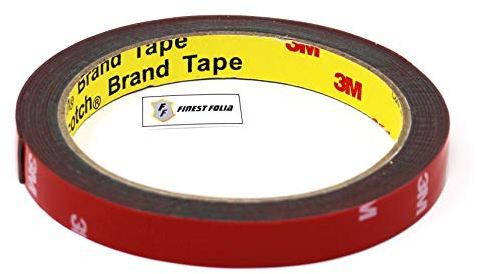 Finest Folia - Nastro biadesivo 3M, 3 m, incluso Adesivo Scotch, nastro adesivo per montaggio, 4218P VHB 4910F, nastro adesivo ad alte prestazioni extra forte, temperatura resistente.
