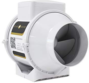 125 mm DIY Set up Silent Inline Air Intake Powerful Extractor Exhaust Fan for Grow Room Hydroponic Ventilation 125mm In Line Odour Removal and Temperature Control 5 inch In-line Tent Ventilator