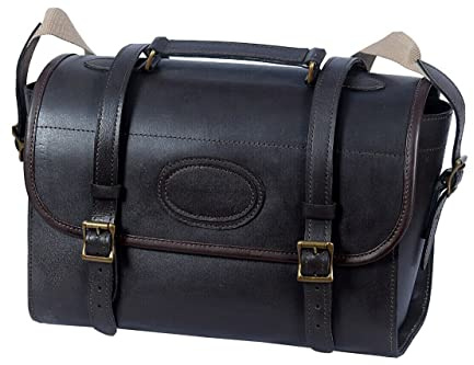 Genuine Leather Brown Cartridge Magazine Hunting Clay Shotgun Shooting Bag