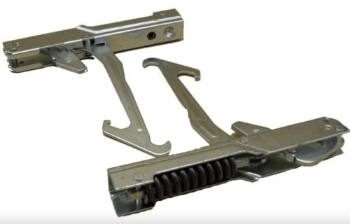 JCSPARES® - Coppia kit cerniera 154mm molla porta sportello per forno da 60 Cm compatibile con Smeg (Vedi modelli in descrizione)