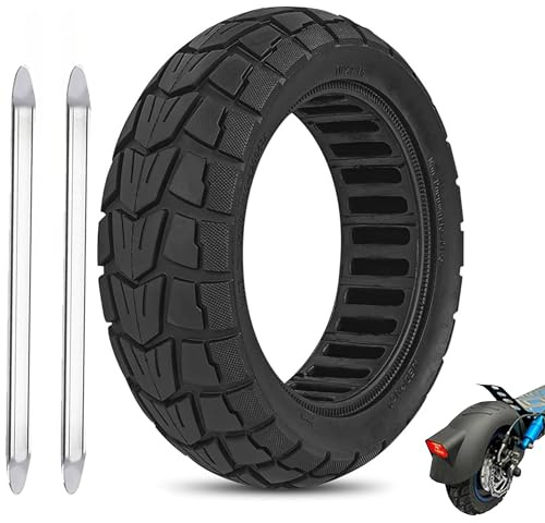 ANSENI Rueda Maciza 10x2.75 para Patinete Eléctrico Smartgyro Speedway/Pro,Rockway/Crossover, Dualtron 3,kukirin G2,Rueda Todoterreno Offroad (1 unidad)
