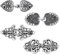 4 Pièces Rétro Broche Kit, Clips Pull Vintage, Cardigan Clip, Antique Écharpe Clip, Châle Pince, Cardigan Épingle pour Femmes Filles, pour Cardigans, Capes, Robes et Chemises (Argent)