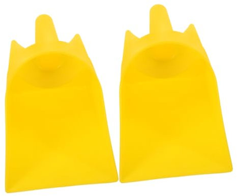 CAXUSD 2 Piezas Pala De Alimentación Grande Pala Espesa De Plástico Para Alimento De Ganado De Plástico Para y Uso Doméstico