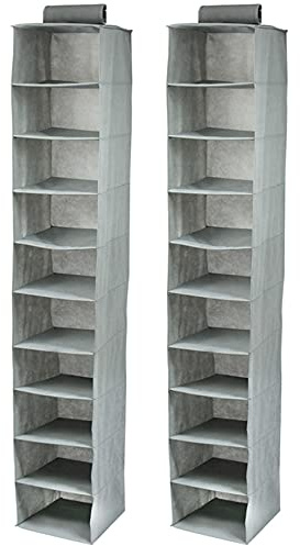 Remingtape Lot de 2 étagères à chapeaux avec 10 étagères pour étagère - Secouez vos déchets et gardez-les en excellent état