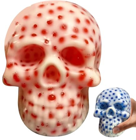 Skulls Pimple Popping Toy | 2.98 Juguete Popper Pimple Fidget | Toya De De Estrés Novedoso para Niños Y Adultos | Pimpper Popper Toyes Sensoriales Accesorios De Descompresión para ADHD