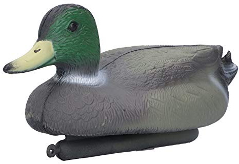 Keenso Décorations de Jardin de Canard Flottant, Beau Canard simulé pour la Décoration de Fontaine, Ornement 34.5x13cm pour Parcs