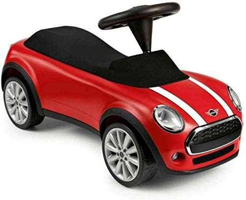 BMW Baby Racer III Schubstange Polizei Motorsport Weiß Türkis Schwarz Himbeerrot Mini (Rot)