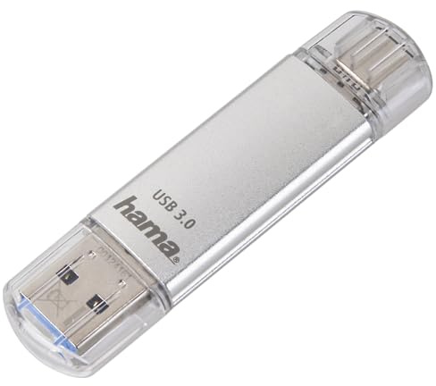 Hama | Pendrive USB-C de 32 GB, Memoria USB 3.1 Gen 1 de 40 MB/s. Antracita