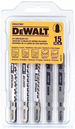 15 PIECE T-SHANK JIG SAW SET