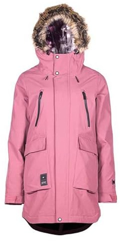 L1 Premium Goods Fairbanks L1 Wjkt Veste de Ski pour Femme Snowboard, Burnt Rose