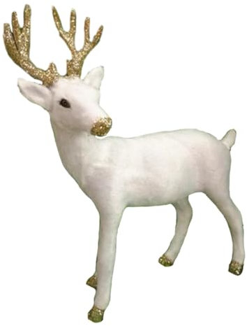 WESIEVYA 1stück Realistische Rentierfigur Dekorative Tierfigur Für Kinderzimmer Tischdeko Und Weihnachtsfeiern Als Oder Spielzeug Naturerlebnis