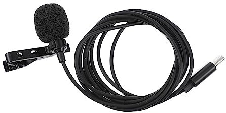 HEMOTON Lavaliermikrofon Telefonmikrofon Mit USB c Anschluss Für Interviews Und Meetings Kabelschutz Und Stabile Audiosignalübertragung