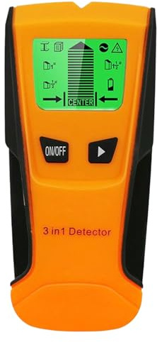 Bar Finder elettronico - Metal Detector 3 in 1 con retroilluminazione HD | Cattura legno, tubi, cavi sotto tensione, travi Ideale per cartongesso, ristrutturazioni e lavori elettrici