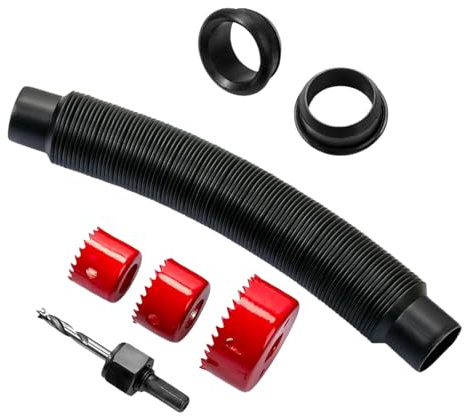 FGDTREE Adattatori per tubi flessibili resistenti alla corrosione per raccolta dell'acqua piovana senza sforzo per aiuole e riciclaggio dell'acqua esterna Set di accessori per barili di pioggia