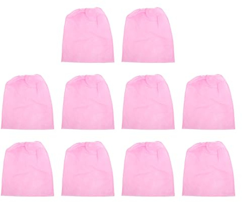 DIKACA 10 Gonne da Bagno Monouso Non Tessuto Spesse, Accappatoio Avvolgente Antisudore per Spa e Saloni, Fascia Corpo Multiuso per Sauna e Viaggi, Confezione da 10 Pezzi Rosa