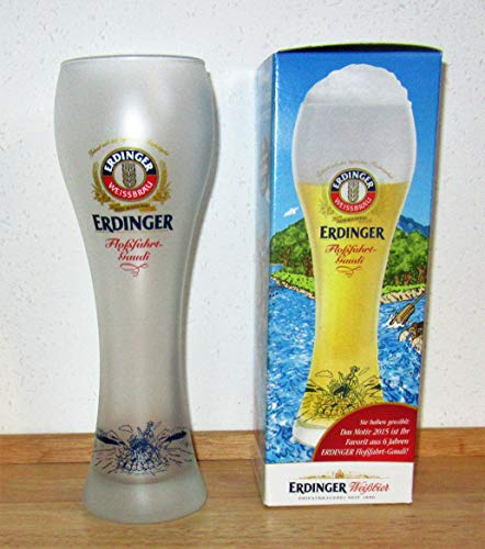 Erdinger - Bicchiere da birra/birra bianca/bianco satinato/Flockfahrt-Gaudi 2015/1 x 0,5 l