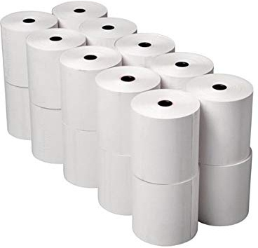 57 x 40 Thermal Credit Card Machine Till Roll Receipt Paper 1 Box 20 Rolls