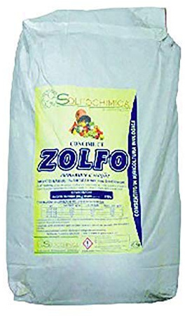 ZOLFO GRANULARE KG 25 CORRETTIVO DEL TERRENO CON AZIONE ACIDIFICANTE