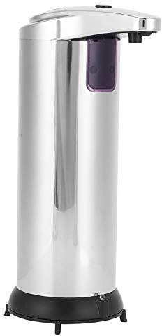 Garosa Dispensador automático de jabón en Espuma, dispensador de desinfectante de Manos con Sensor de contenedor de líquido eléctrico sin Contacto de 250 ml,Dispensador de jabón/Dispensador de jabón