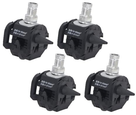 5 Pcs Insulation Piercing Clamps Non Stripping High Low Voltage Cable Connectors 1Kv Electrical Wire Splicing Taps Suitable for Various Cables