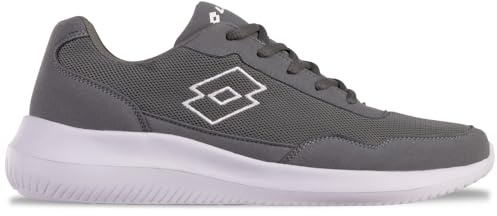 Lotto Connect 41 EU - Sneaker Unisex, Colore: Grigio/Bianco, Grigio/Bianco, 41 EU