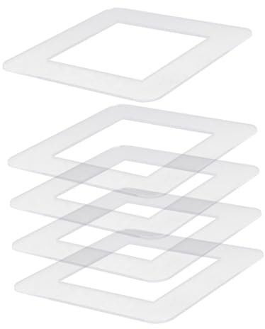 GETAJGHSD 5stücke Lichtabdeckplatte Für Steckdose Acrylabdeckung Dekorative Wandsteckdosenabdeckung Schutz Vor Schmutz Installieren Vielseitig Einsetzbar Für Verschiedene Bereiche Im Haus