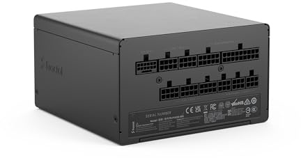 Fractal Design Ion 3 Gold 1000W Black 80 Plus Gold Certified Fully Modular ATX12V 3.1 Power Supply Unit PSU