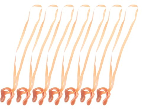 TOYANDONA Set 7 Pezzi Clip Nasali in Silicone per Nuoto con Cordino, Tappi Nasali per Sport Acquatici per Adulti, con Custodia Igienica Compatta per Allenamento e Piscina