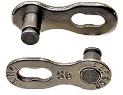 KMC-Link 9-fach CL-566-R-SET = 2 Hälften-LOSE-1/2 x 11/128, Silber, 1/2 x 11/128 Zoll