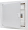 Kopp Boîtier de Distribution encastré et paroi Creuse avec Porte en métal, Blanc, 340511000