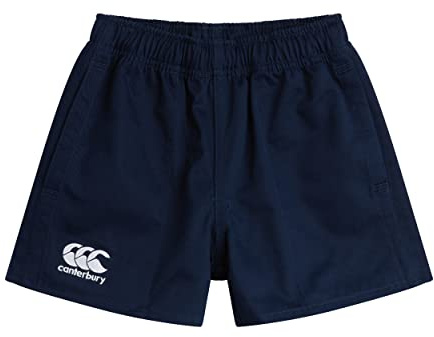 Canterbury pojkar Rugbyshorts i bomull Professional Cotton Shorts | Rugby Short | Internal Drawstring & Pockets | Gym/Training Short