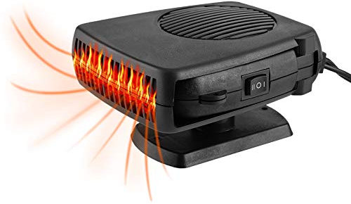 Ejoyous Portable Car Heater 12V, 2 in 1 180°Rotating 150W Car Defroster Defogger with Fast Heating & Cooling Function, Powered in Cigarette Lighter