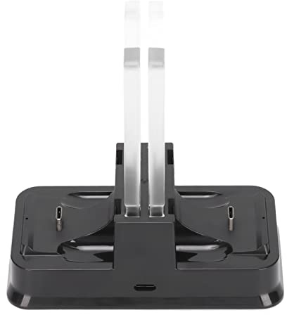 Laddstation för Pro Controller/Joy Controller för Switch/Switch Lite/Switch OLED för Controller X med Type-C Laddningskabel med Indikatorlampa. Svart