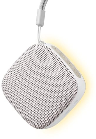 Portable Sound Machine for Travel, White Noise Sound Machine for Sleeping, 52-Hour Lasting Mini Noise Machine with 21 Quality Non-looping Sounds, Headphone Jack, Memory, Timer for Adults,Hotel (Khaki)