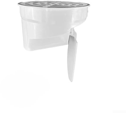 Inserto de drenaje antireflujo para tuberías de alcantarillado compatible con múltiples tamaños de tubería, barrera estable en conjuntos de drenaje de suelo (160 mm)