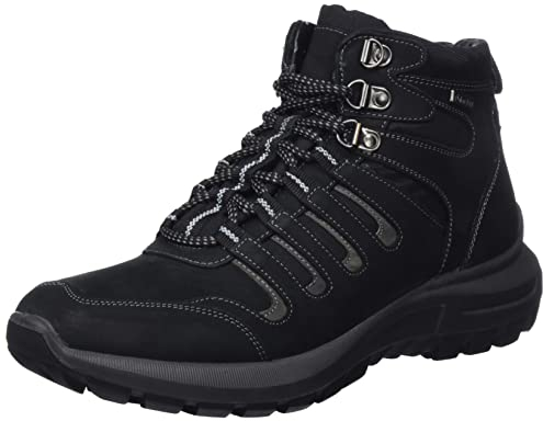 Manitu Herren 670028-01 Mode-Stiefel, schwarz, 43 EU