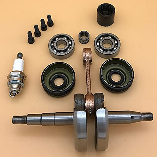 Luxuypon Replacement Chainsaw Crankshaft Bearing Oil Seal Set Compatible with Husqvarna 142 141 137 136 Chainsaw Chain Saw Engine Motor Parts 530029794 530056363