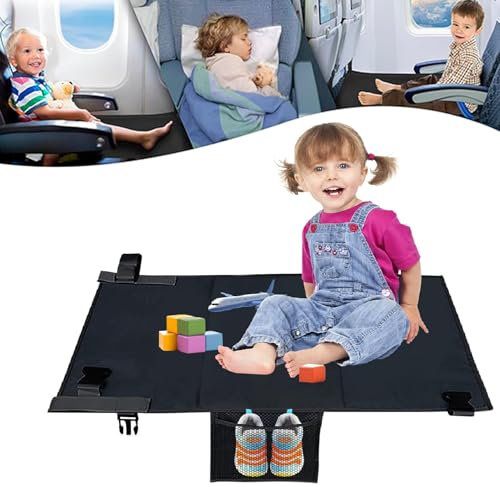 Toddler Airplane Bed - Toddler Airplane Seat Extender, Toddler Travel Essentials, Portable Kids Plane Footrest, Airplane Bed for Toddler,Airplane Extender for Kids