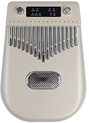 17 Keys Electronic MBA Thumb Piano Portable Musical Instrument med Elegant Design och Noter för Barn och Vuxna (Guld)