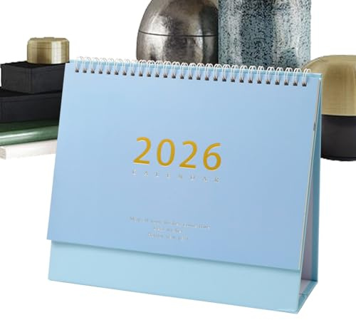Calendario Da Scrivania,2026 Programma | Calendario Giornaliero - Per La Famiglia Gli Amici Gli Studenti Insegnanti La Casa Il Soggiorno La Scuola L'Ufficio La Scrivania