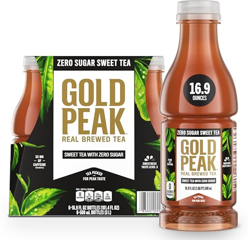 Gold Peak Tea, Diet Tea, 16.9 fl oz, 6 Pack