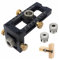 Bohrvorrichtungs Set, 2 in 1 screw jig für Holzbearbeitung Bohren Löcher, 6/8/10/12mm Bohrhilfe Jig, drill locator für bettschrankschrauben& ausgerichtete Dübellöcher