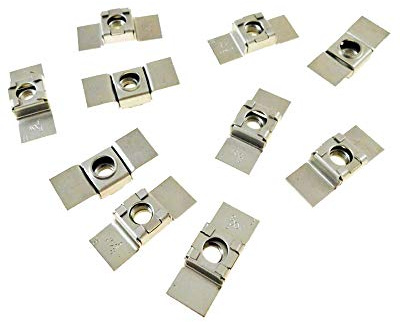 3/8-24 (Fine Thread) Floating Cage Nut - 10 Pcs Weld Nuts with a Floating Cage Nut for Misaligned Holes - Weldable Stamping