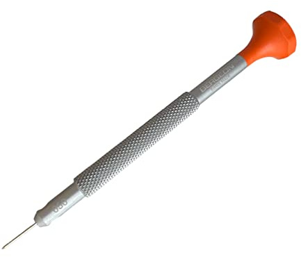 Bergeon 31081-050 icke-magnetisk skruvmejsel med anodiserad aluminiumkropp 0,50 mm klockreparationsverktyg