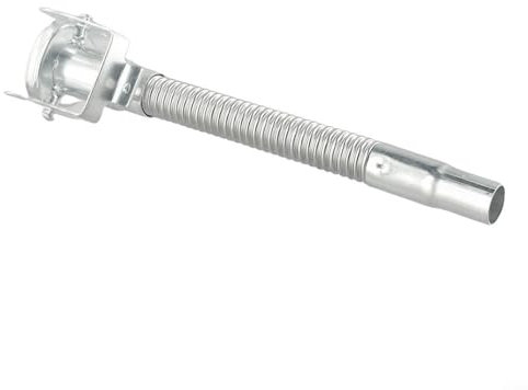 Fixez facilement ce bec verseur en métal fiable à votre jerrican préféré pour une distribution fluide de liquide