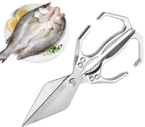 Forbici Da Cucina Per Cibo - Forbici Da Cucina In Acciaio Inox | Forbici Da Cucina Per Il Taglio Di Pollo Tacchino Pesce Granchio Smontaggio Lavorazione del Pollo Domestico